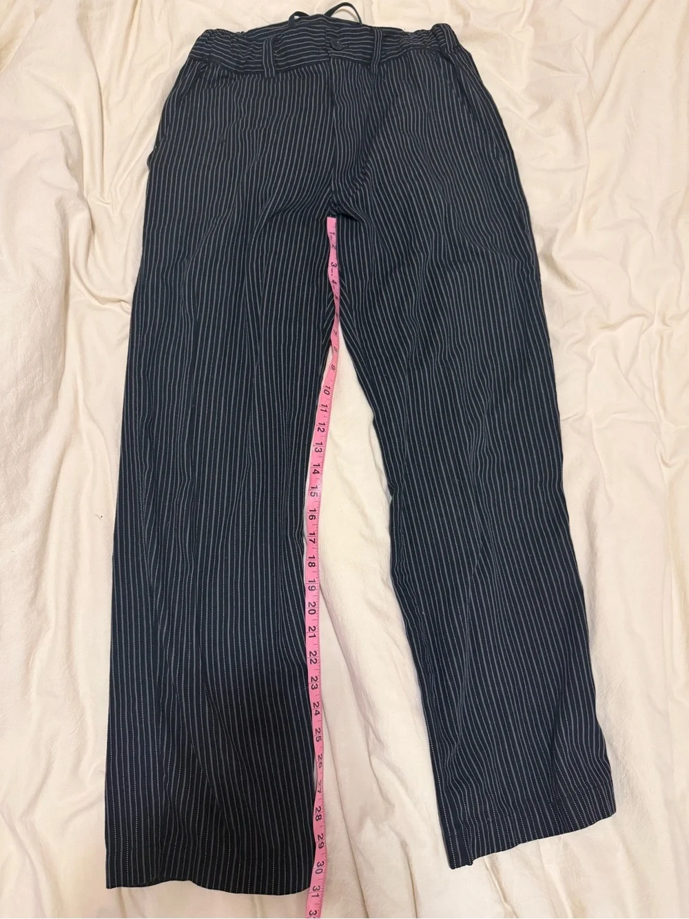 Chef Works Men's Black Pinstripe Chef Pants - XS